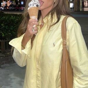 Polo Ralph Lauren Yarmouth Oxford Shirt - Butter Yellow